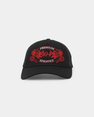 404 Premium Athletics Trucker Snapback Black