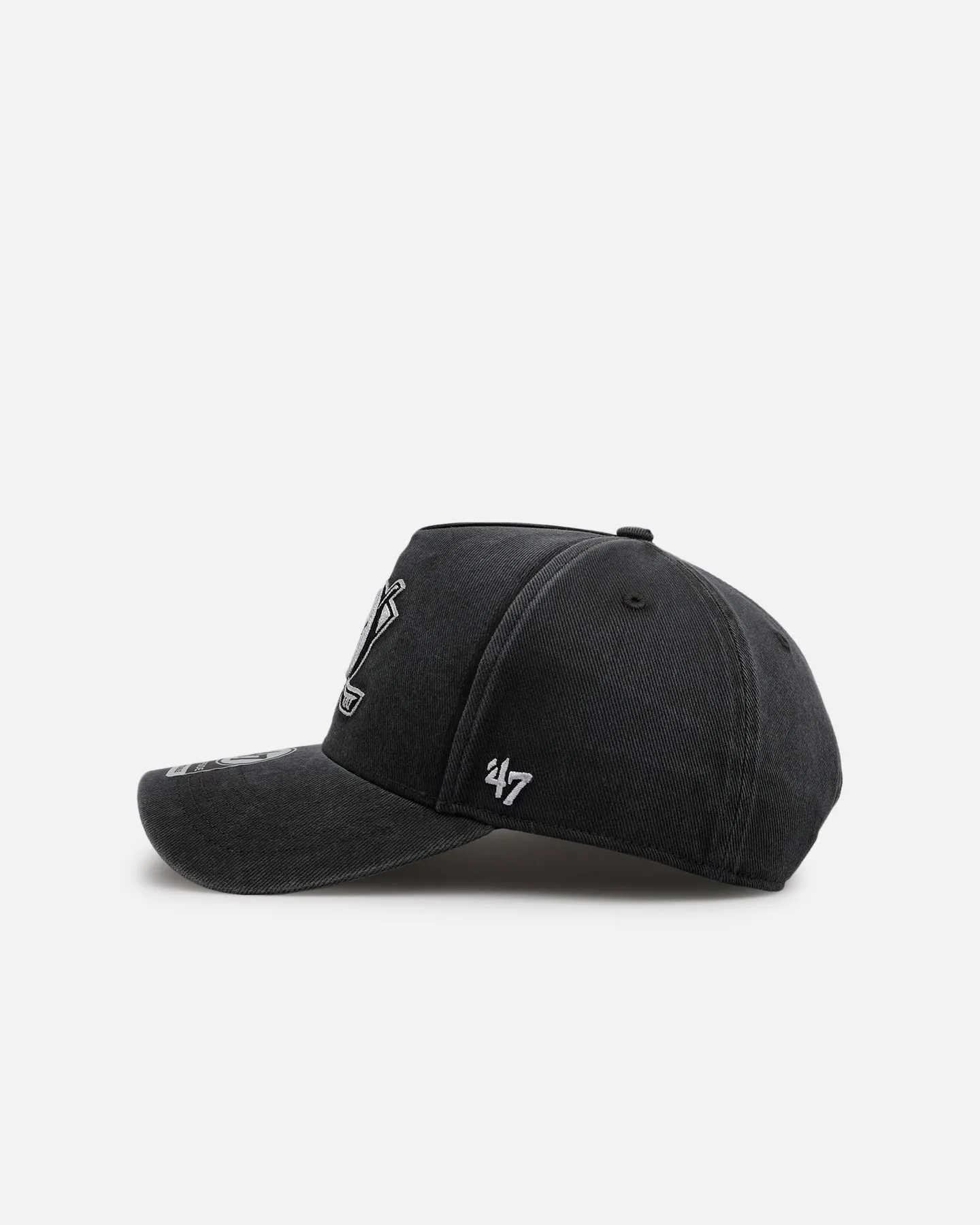 47 Brand Anaheim Ducks 'Washed Black' Offside DT Snapback Washed Black