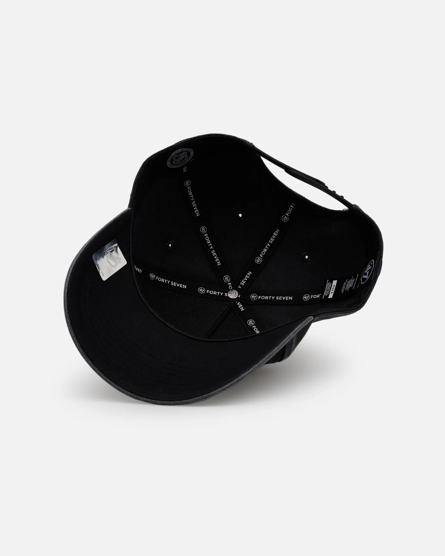 47 Brand Anaheim Ducks 'Washed Black' Offside DT Snapback Washed Black