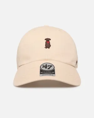 47 Brand Chocolate Labrador 'Dog Collection' 47 Clean Up Strapback Natural
