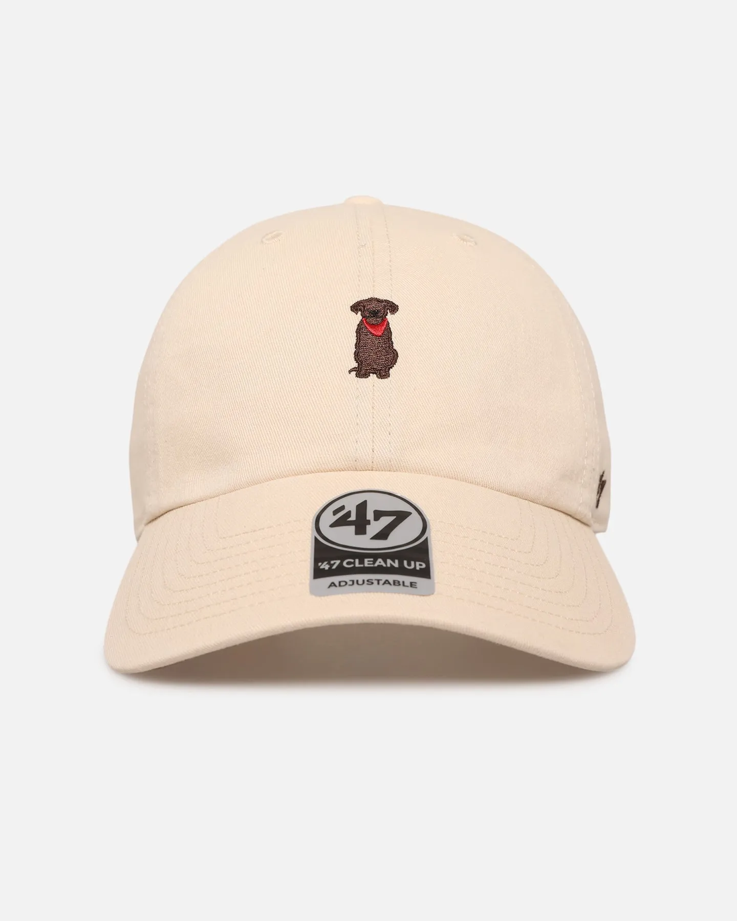 47 Brand Chocolate Labrador 'Dog Collection' 47 Clean Up Strapback Natural
