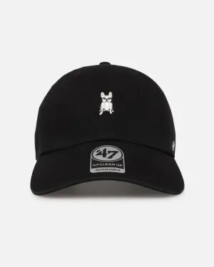 47 Brand French Bulldog 'Dog Collection' 47 Clean Up Strapback Black