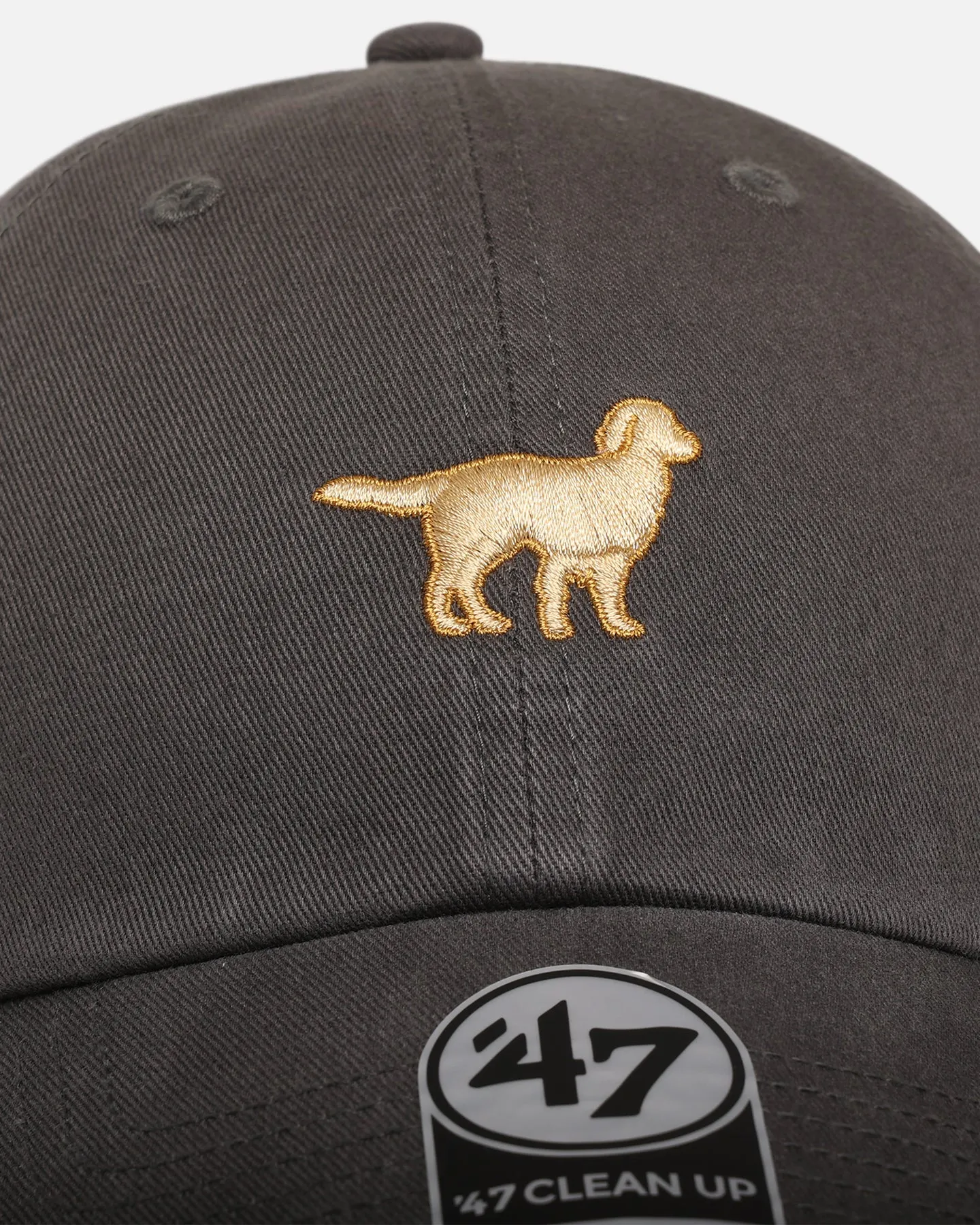 47 Brand Golden Retriever 'Dog Collection' 47 Clean Up Strapback Charcoal