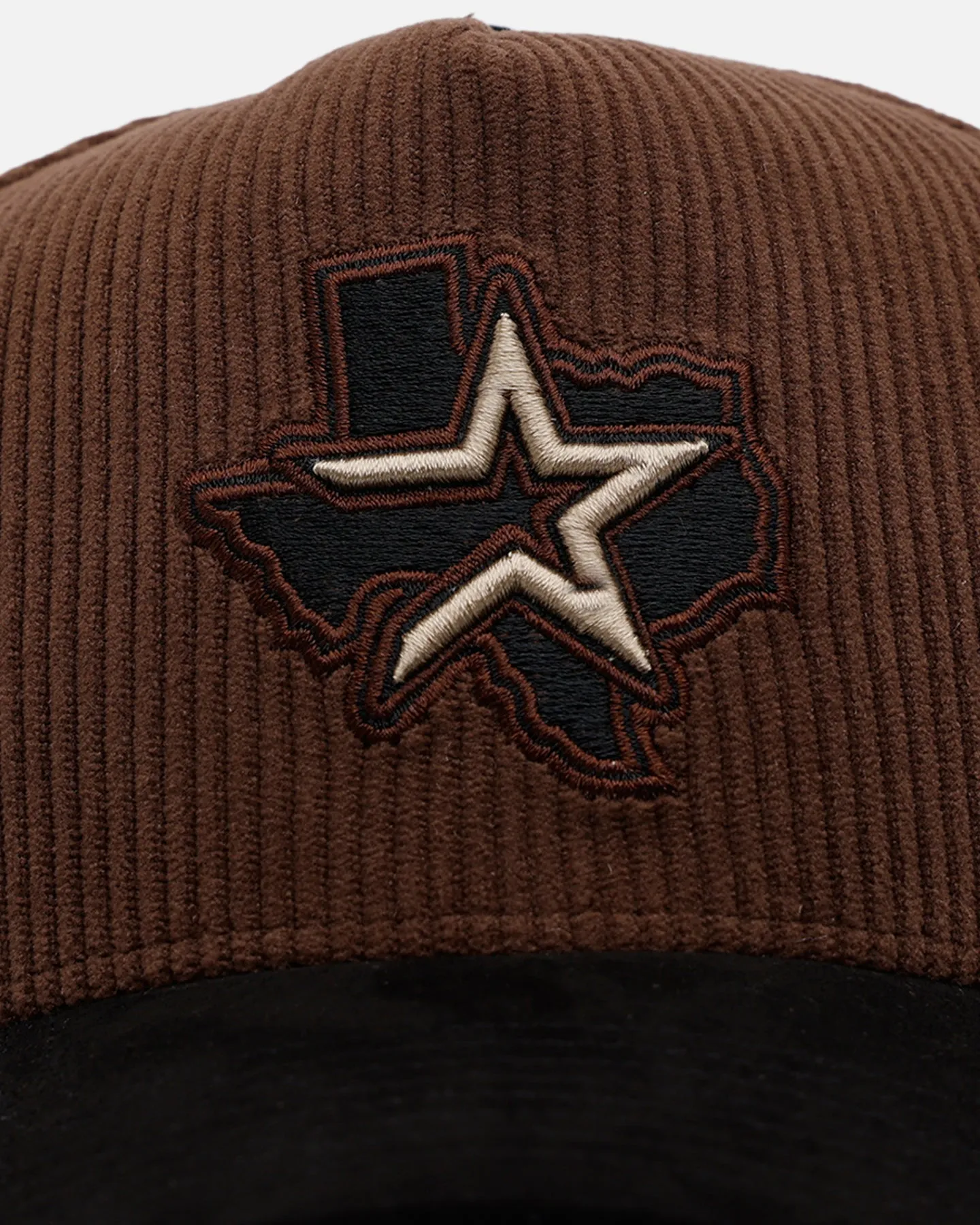 47 Brand Houston Astros 'Barren' Offside DT Corduroy Snapback Brown/Black