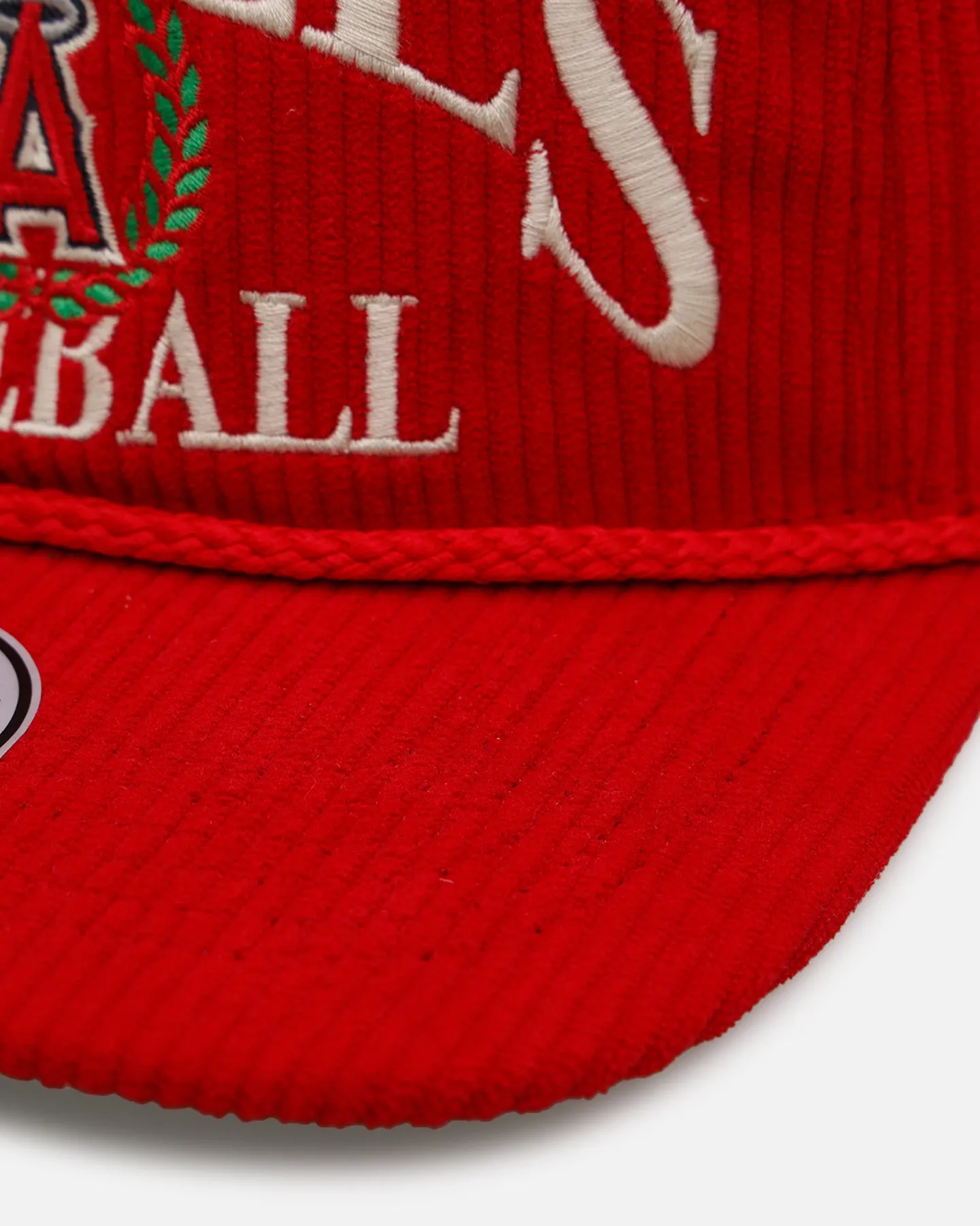 47 Brand Los Angeles Angels 'Pitchout' 47 Hitch Corduroy Snapback Red