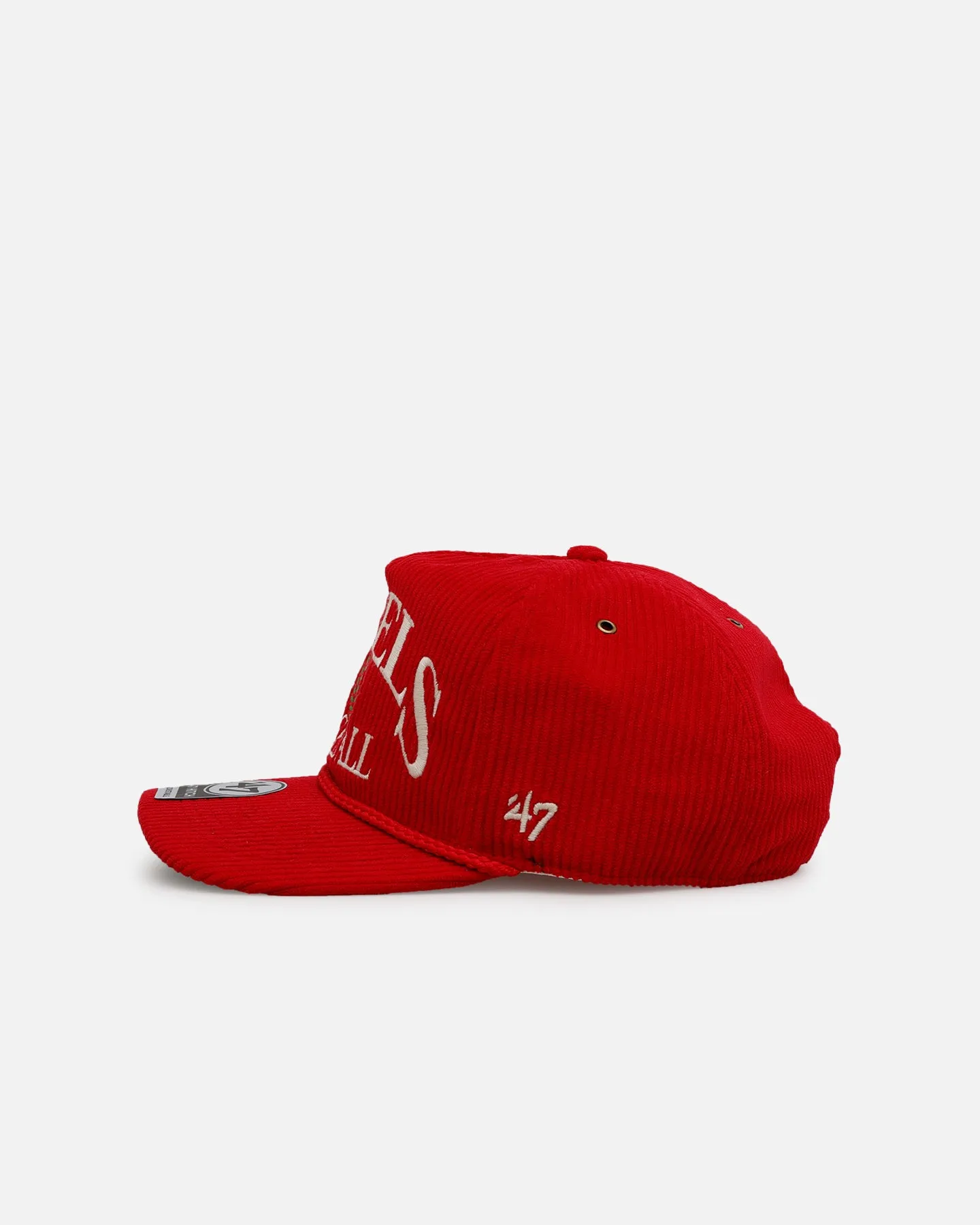 47 Brand Los Angeles Angels 'Pitchout' 47 Hitch Corduroy Snapback Red