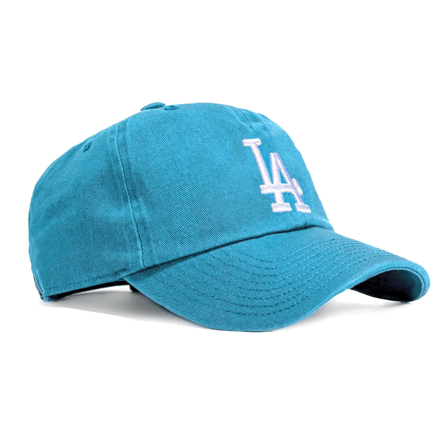 47 Brand Los Angeles Dodgers Cleanup Adjustable Hat - Light Blue. White