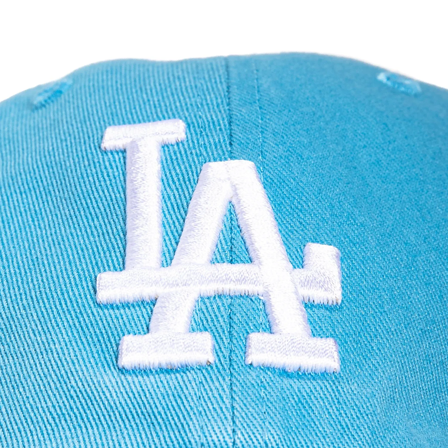 47 Brand Los Angeles Dodgers Cleanup Adjustable Hat - Light Blue. White