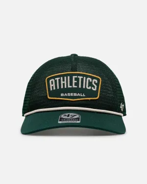 47 Brand Oakland Athletics 'Mesh' Hitch Trucker Snapback Green
