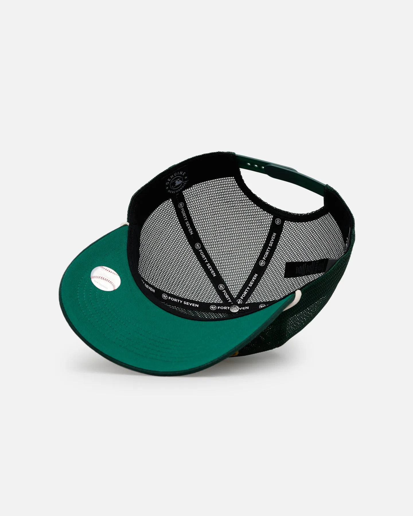 47 Brand Oakland Athletics 'Mesh' Hitch Trucker Snapback Green