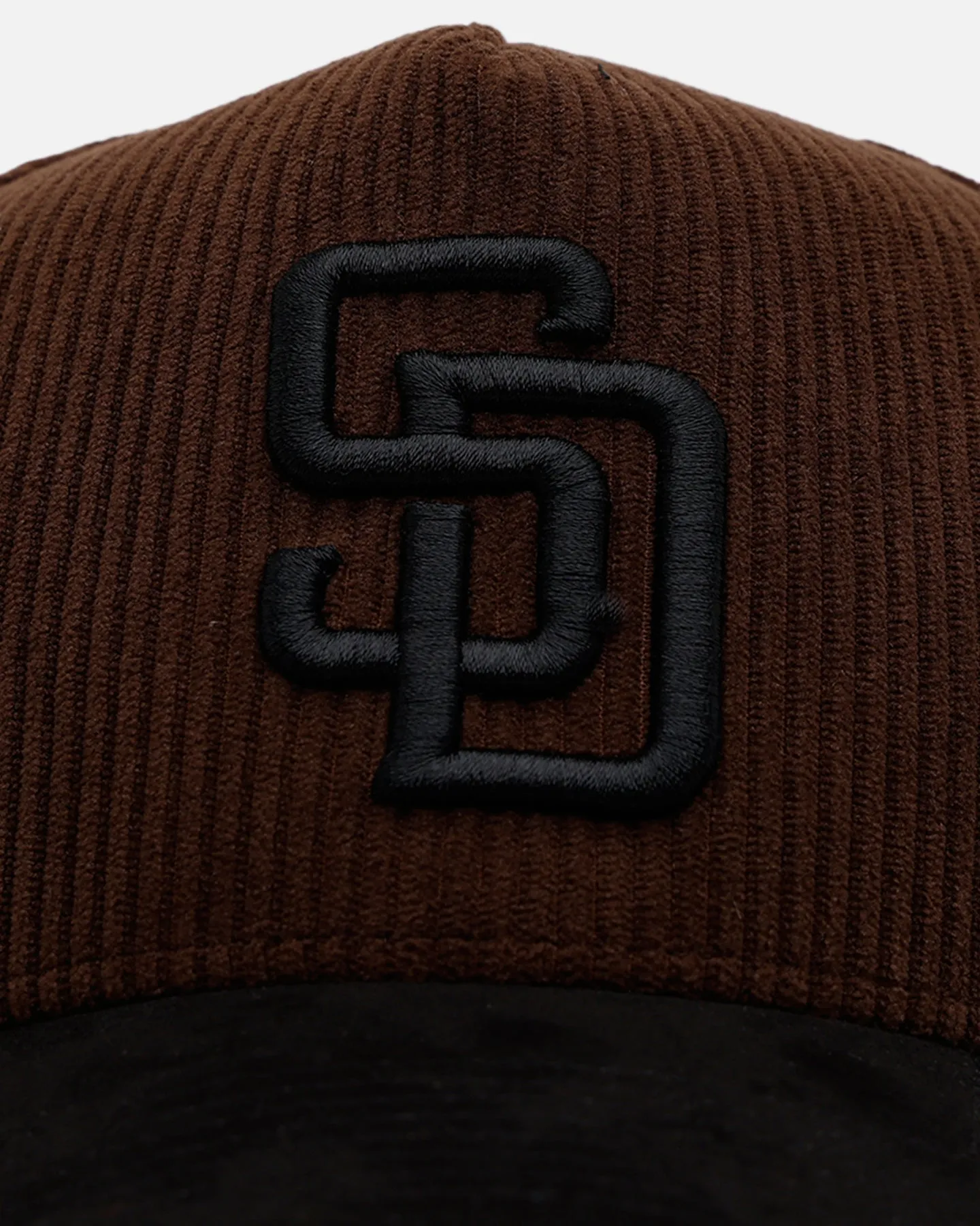 47 Brand San Diego Padres 'Barren' Offside DT Corduroy Snapback Brown/Black