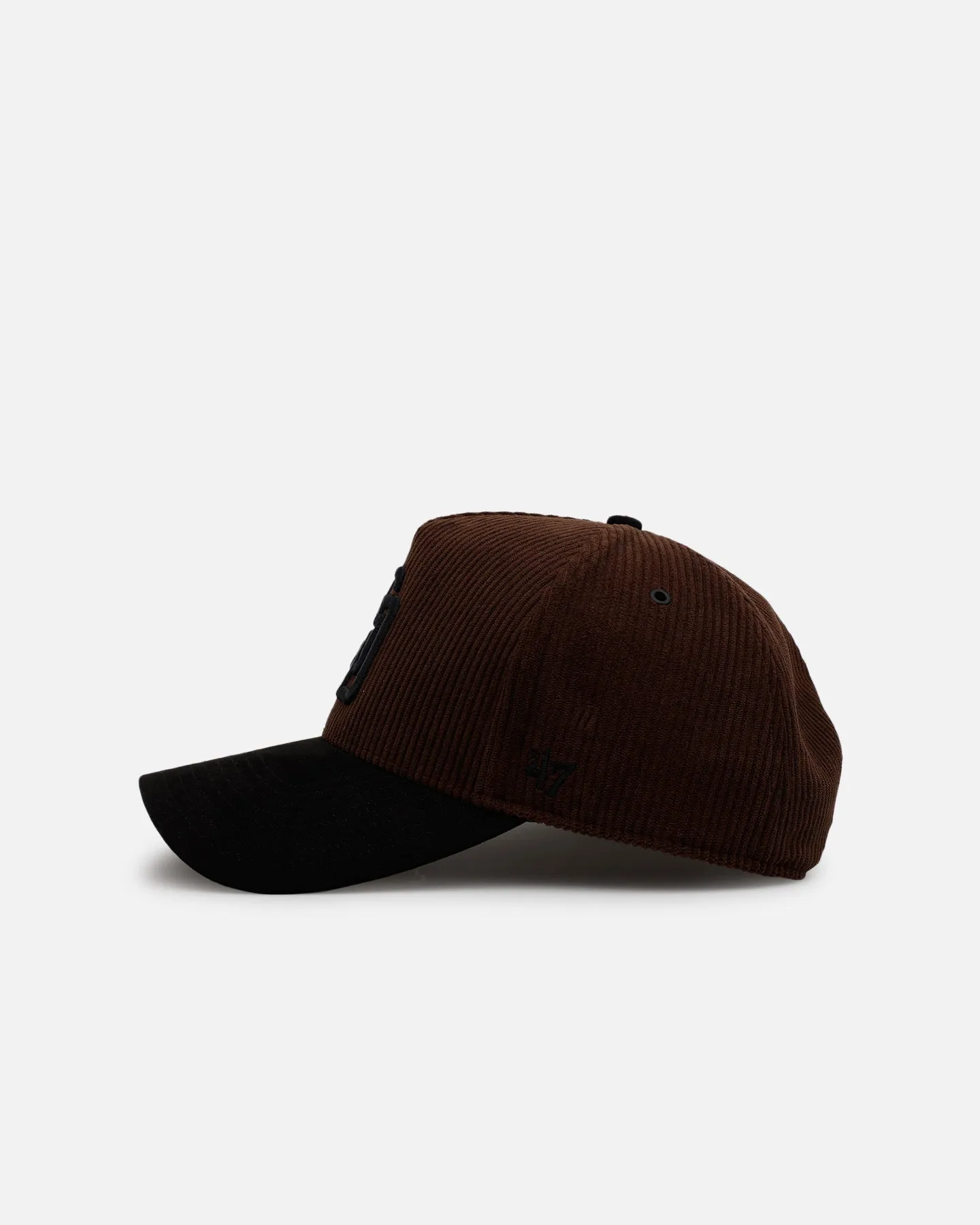 47 Brand San Diego Padres 'Barren' Offside DT Corduroy Snapback Brown/Black