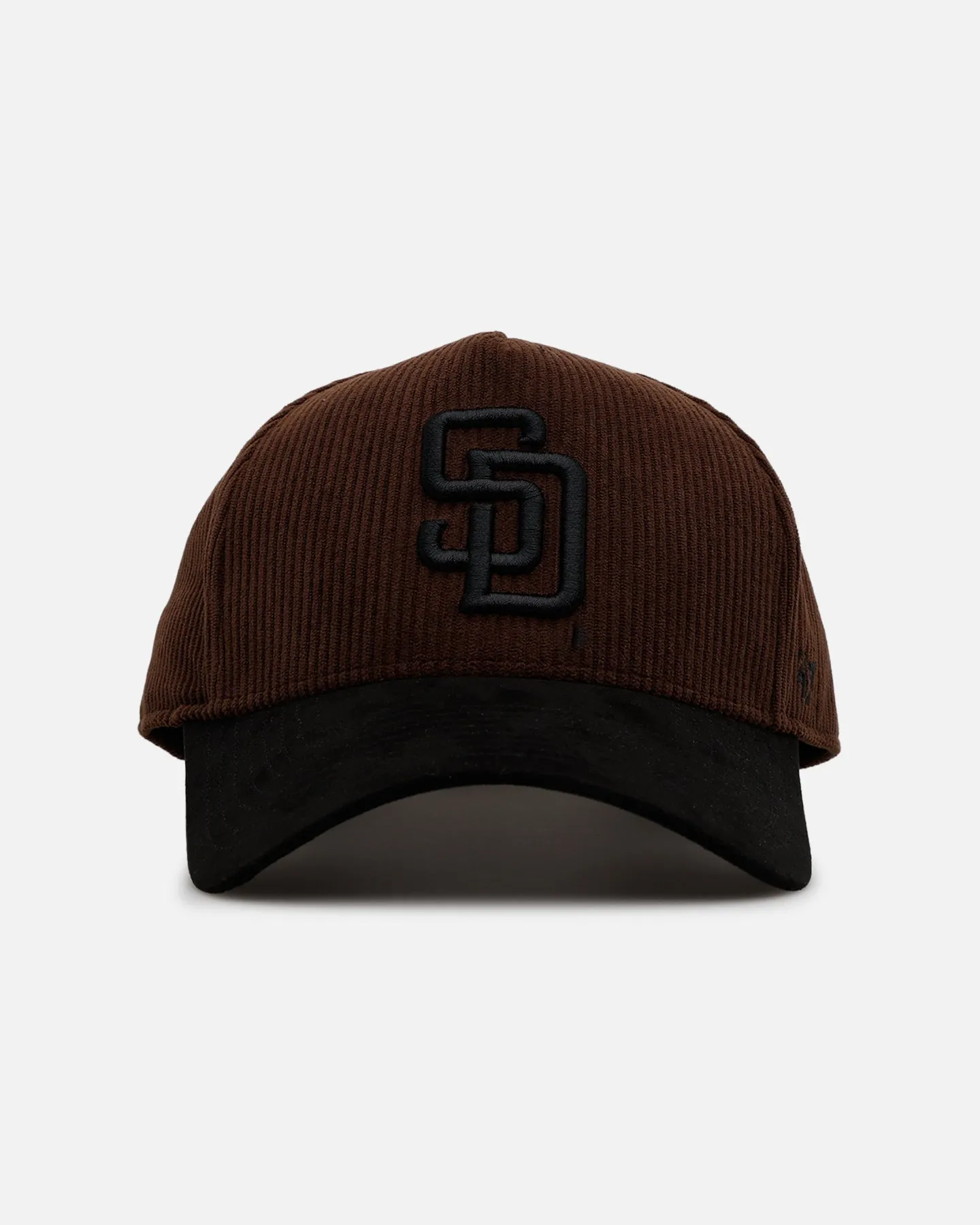 47 Brand San Diego Padres 'Barren' Offside DT Corduroy Snapback Brown/Black
