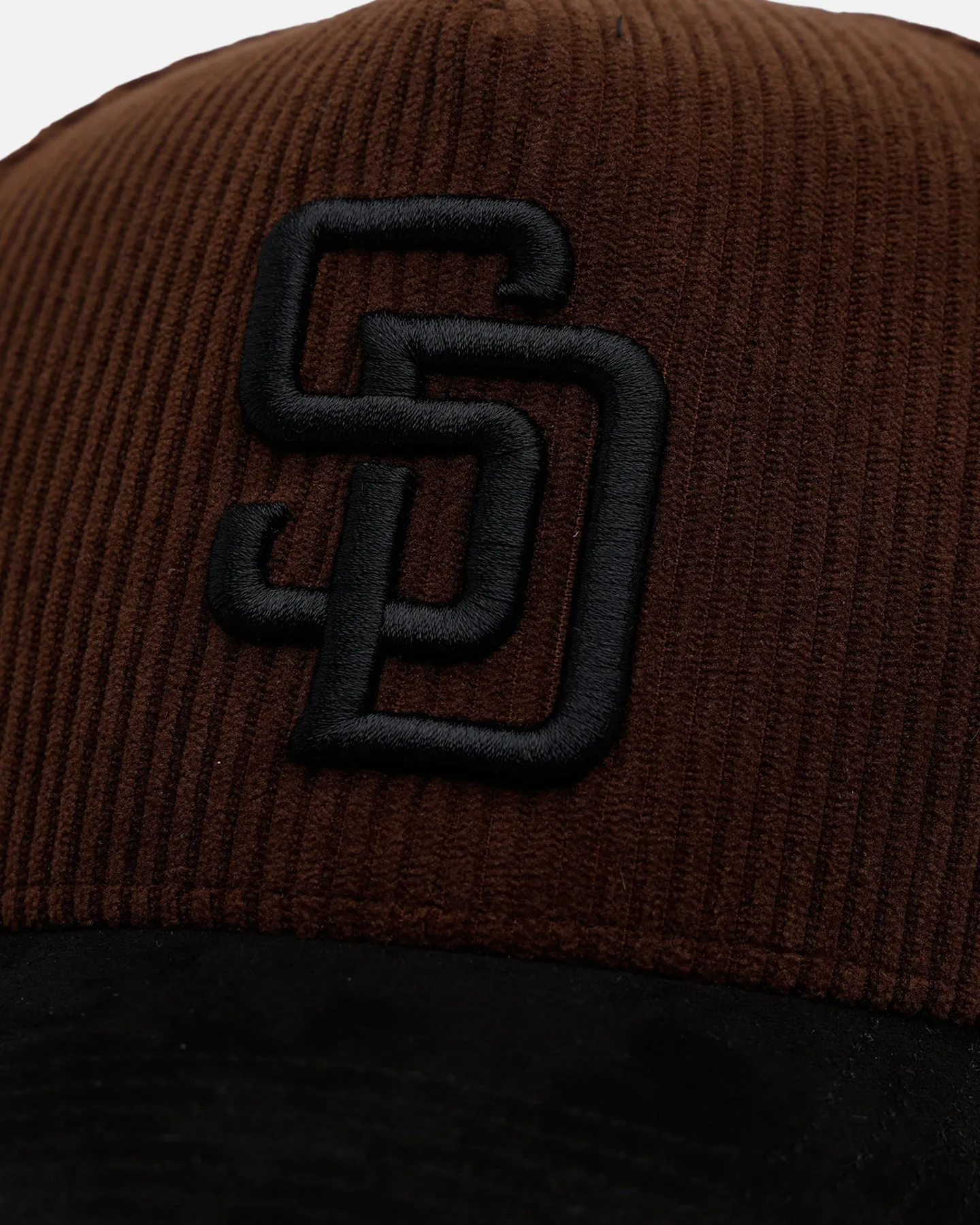 47 Brand San Diego Padres 'Barren' Offside DT Corduroy Snapback Brown/Black