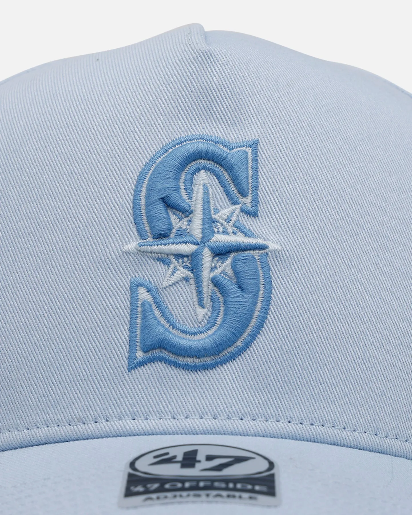47 Brand Seattle Mariners 'Contemporary Basics' Offside DT Snapback Light Blue