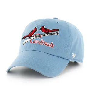 47 Brand St Louis Cardinals Cooperstown Clean up Adjustable Hat - Light Blue