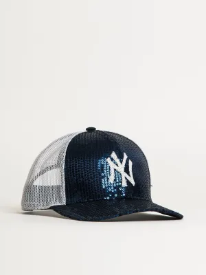 47 DAZZLE TRUCKER HAT - YANKEES