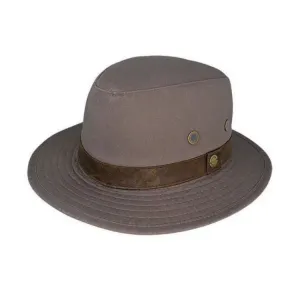 Avenel of Melbourne Grayson Cotton Twill Wanderer - Brown (Small Brim)