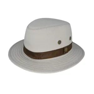 Avenel of Melbourne Grayson Cotton Twill Wanderer - Natural (Small Brim)