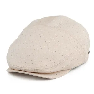 Bailey Hats Ganey Dotted Flat Cap - Sand