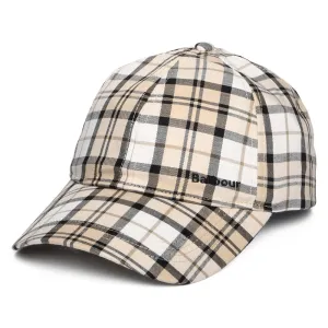 Barbour Hats Agnes Tartan Baseball Cap - Sand-Black