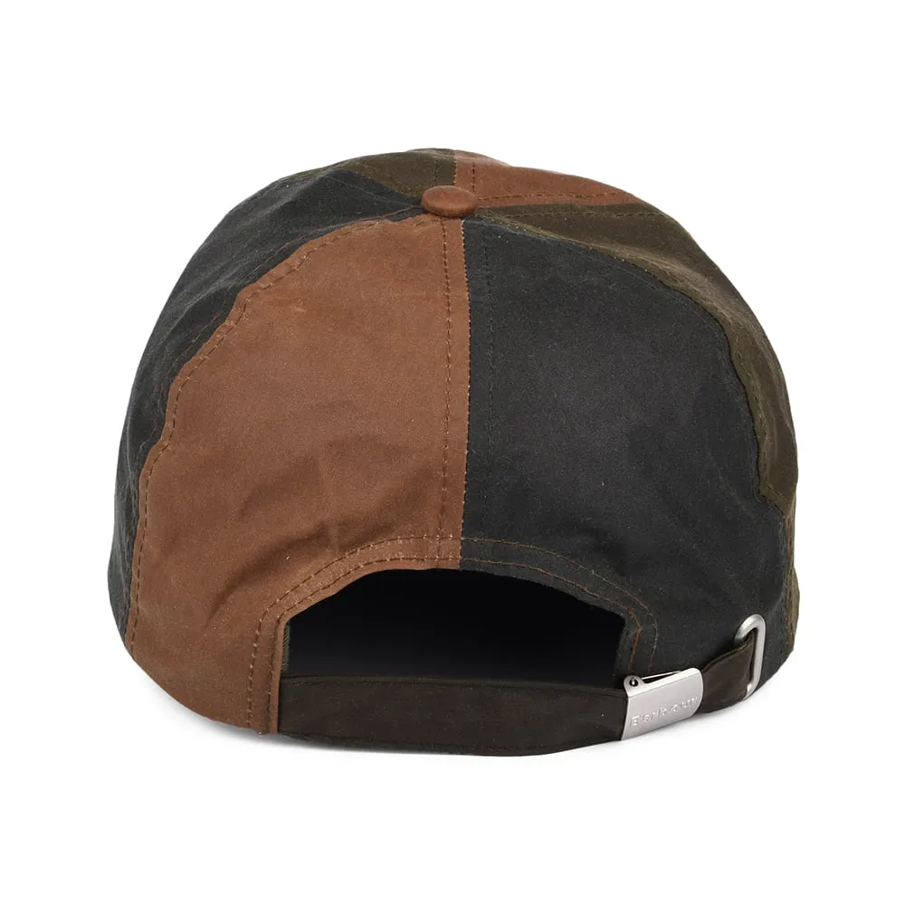 Barbour Hats Alderton Waxed Cotton Baseball Cap - Multi-Coloured
