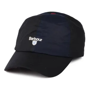 Barbour Hats Alderton Waxed Cotton Baseball Cap - Navy-Multi