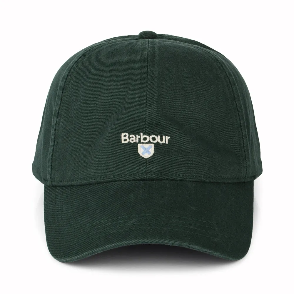 Barbour Hats Cascade Cotton Baseball Cap - Bottle Green