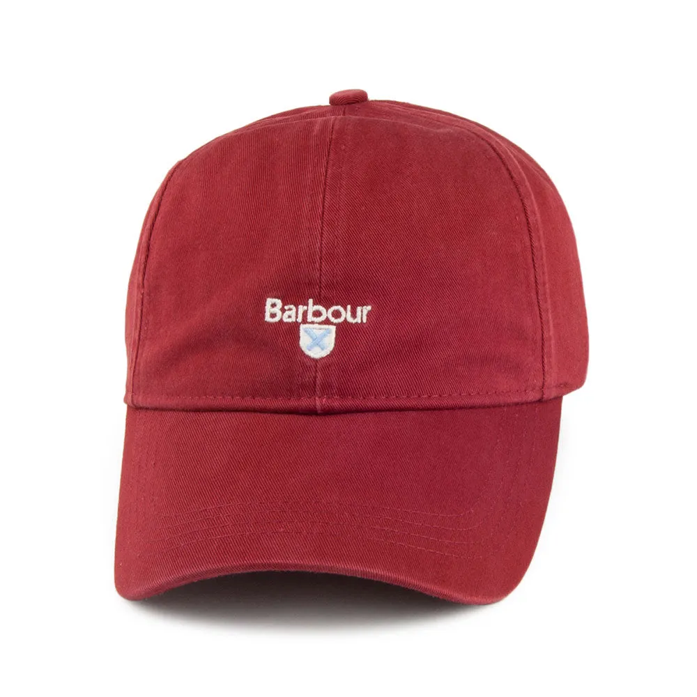 Barbour Hats Cascade Cotton Baseball Cap - Burgundy