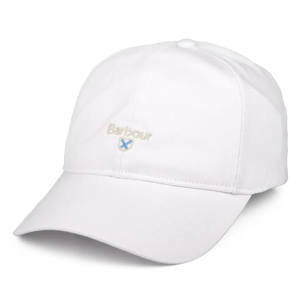 Barbour Hats Cascade Cotton Baseball Cap - White
