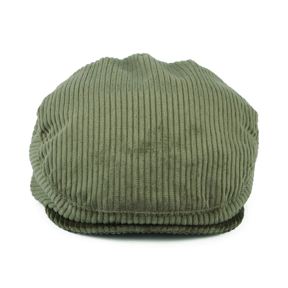 Barbour Hats Craster Corduroy Flat Cap - Olive