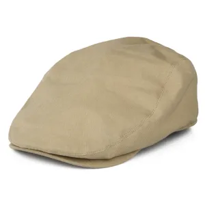 Barbour Hats Finnean Cotton Flat Cap - Sand