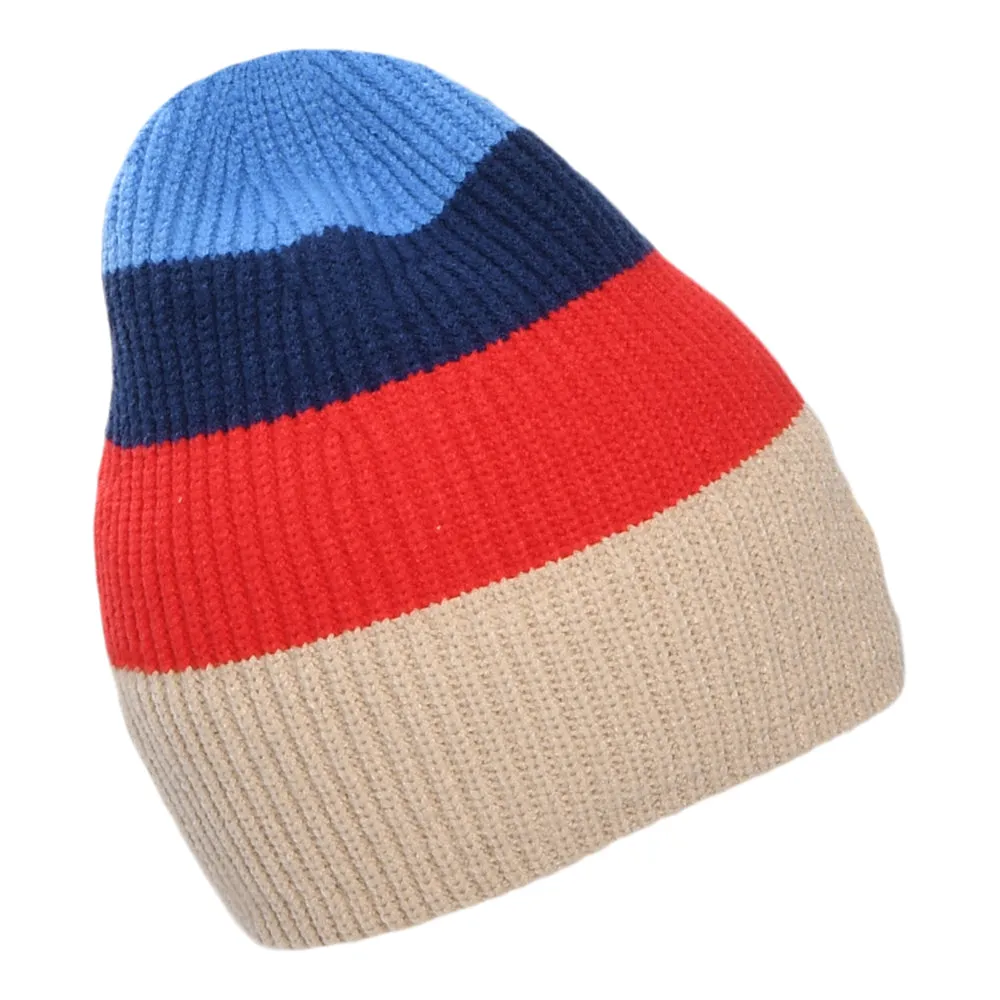 Barts Hats Dova Beanie Hat - Blue-Red-Cream