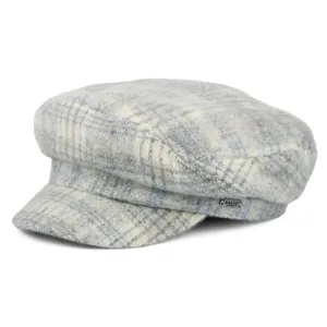 Barts Hats Giana Checked Wool Blend Fiddler Cap - Wheat