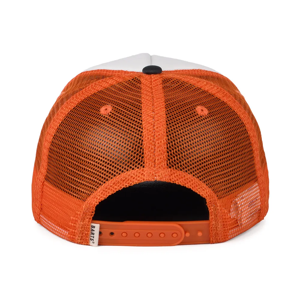 Barts Hats Kids Surfie Trucker Cap - White-Orange