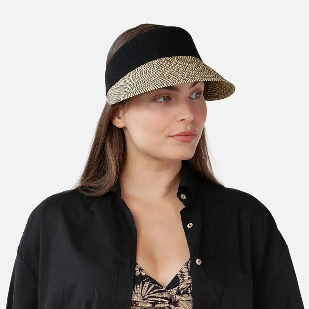 Barts Hats Vesder Visor - Black-Natural