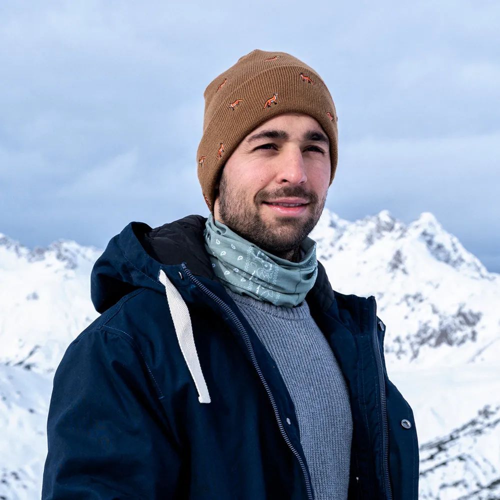 Barts Hats Vinson Fox Cuffed Beanie Hat - Toffee