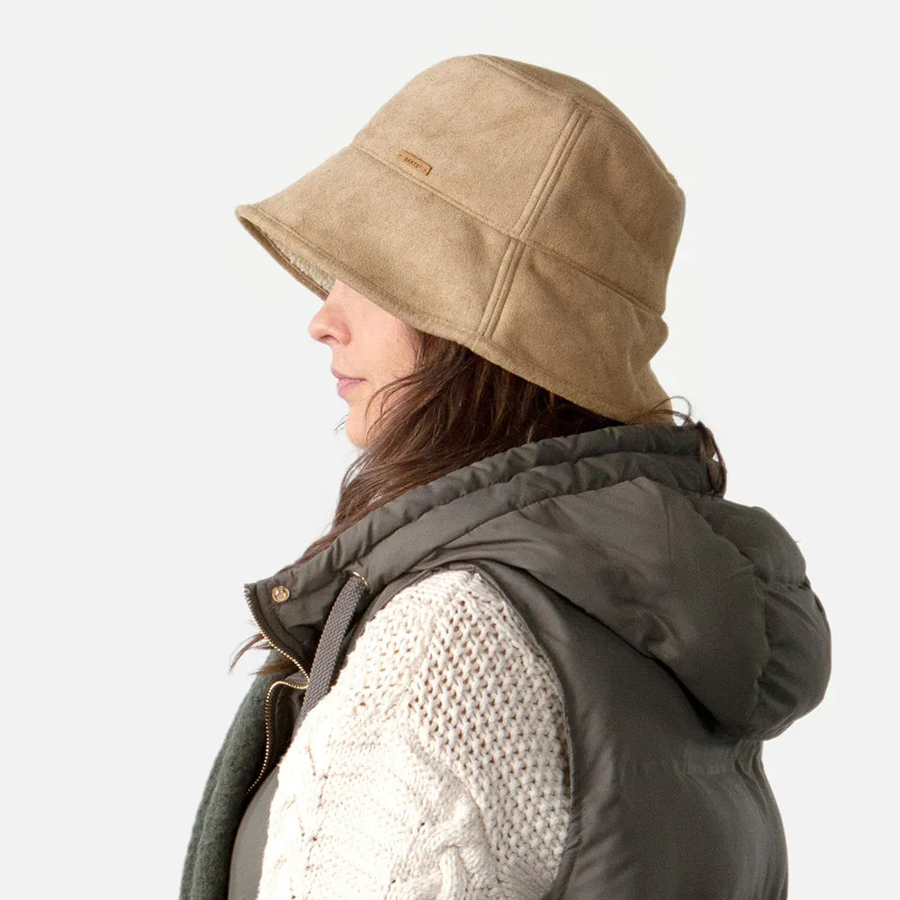 Barts Hats Yuno Faux Shearling Bucket Hat - Light Brown