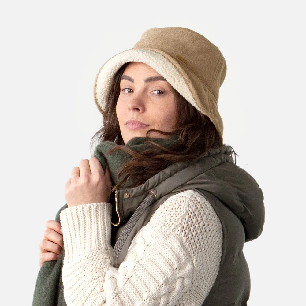 Barts Hats Yuno Faux Shearling Bucket Hat - Light Brown
