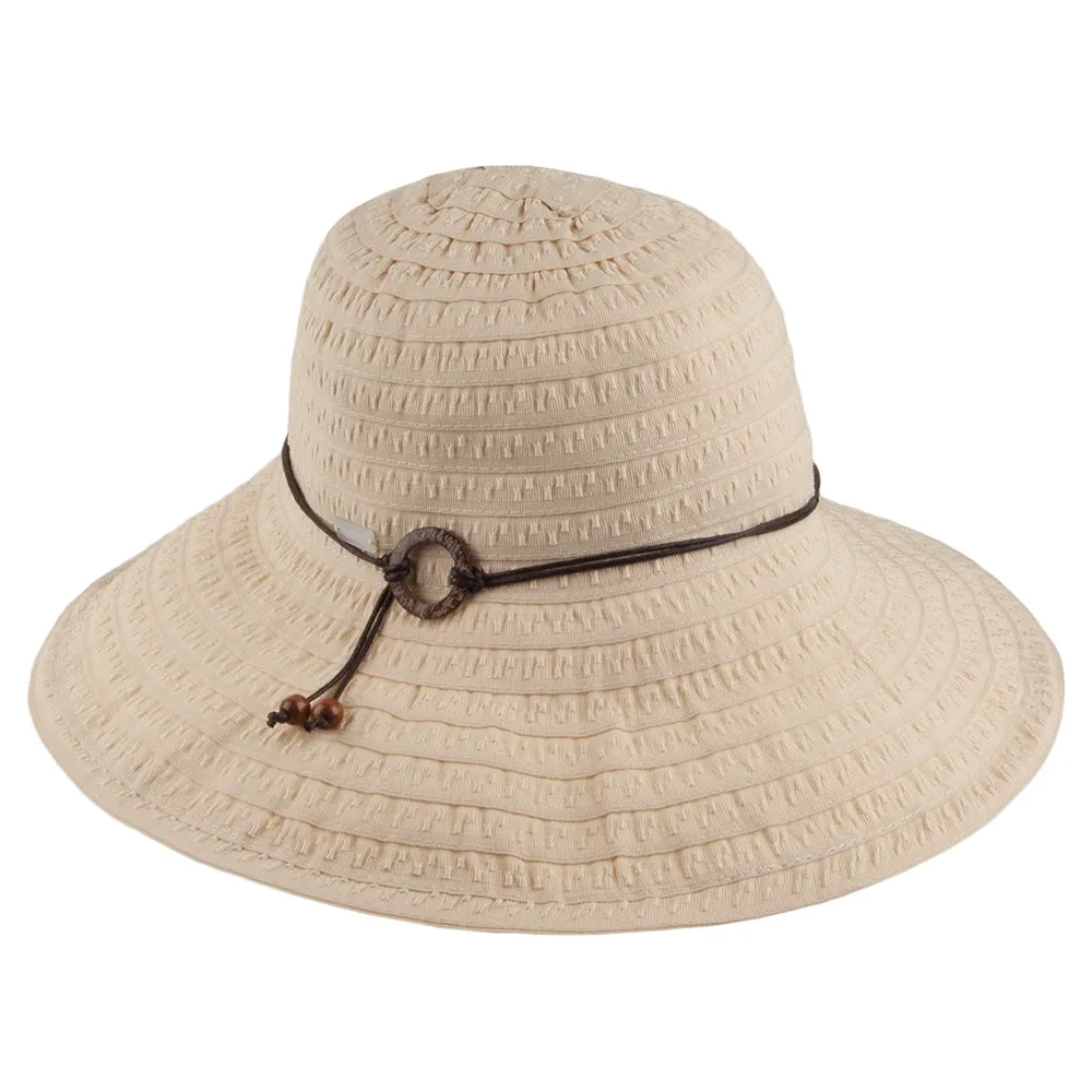 Betmar Hats Coconut Ring Safari Sun Hat - Natural