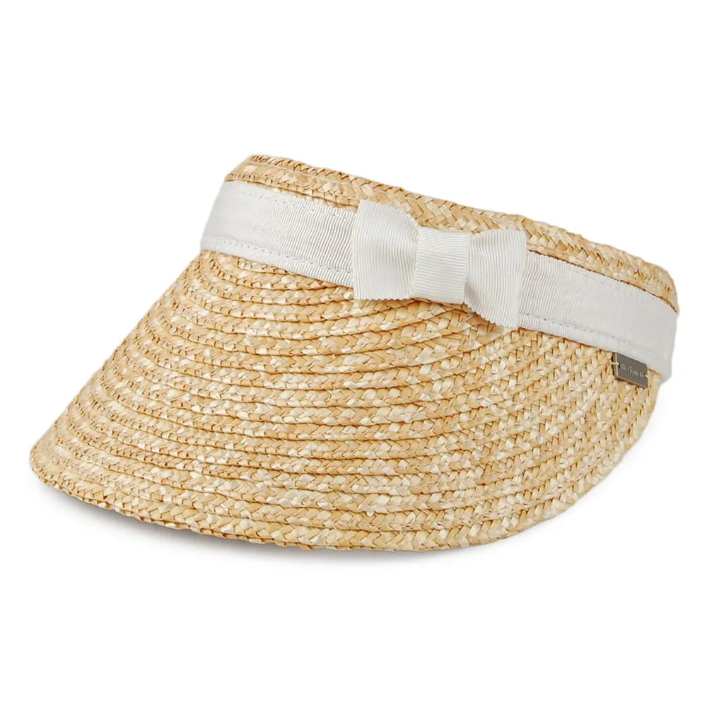 Betmar Hats Dunewood Sun Visor - Natural-White