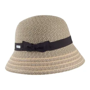 Betmar Hats Tricia Cloche - Black Mix