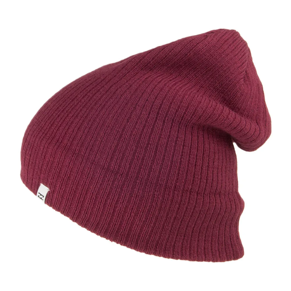 Billabong Hats Arcade Cuffed Beanie Hat - Burgundy