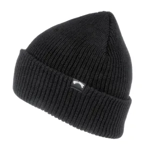 Billabong Hats Arch Slouchy Cuff Knit Beanie Hat - Black