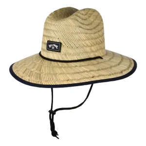 Billabong Hats Tides Print Seagrass Straw Lifeguard Hat - Natural-Navy