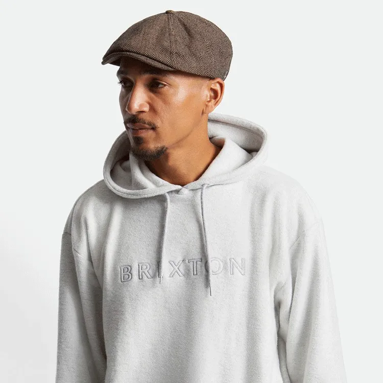 Brixton Brood Cap - Brown/Khaki Herringbone