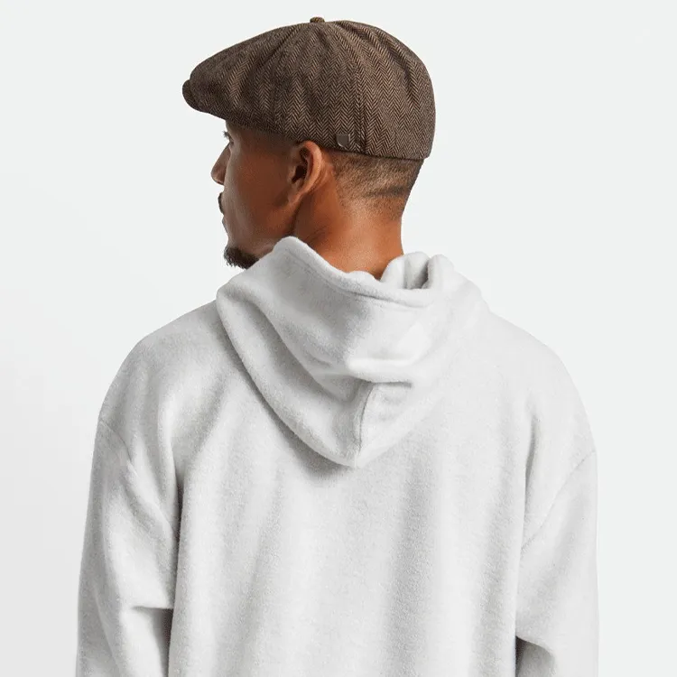 Brixton Brood Cap - Brown/Khaki Herringbone