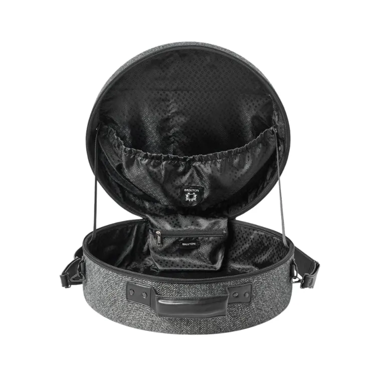 Brixton Done Proper Fedora Travel Case - Grey/Black