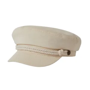 Brixton Fiddler Cap - Egret White