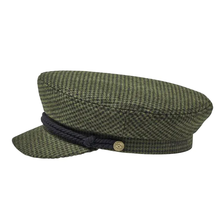 Brixton Fiddler Cap - Moss/Black